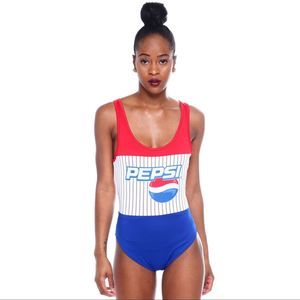 Pepsi Racerback Graphic Bathing Suit